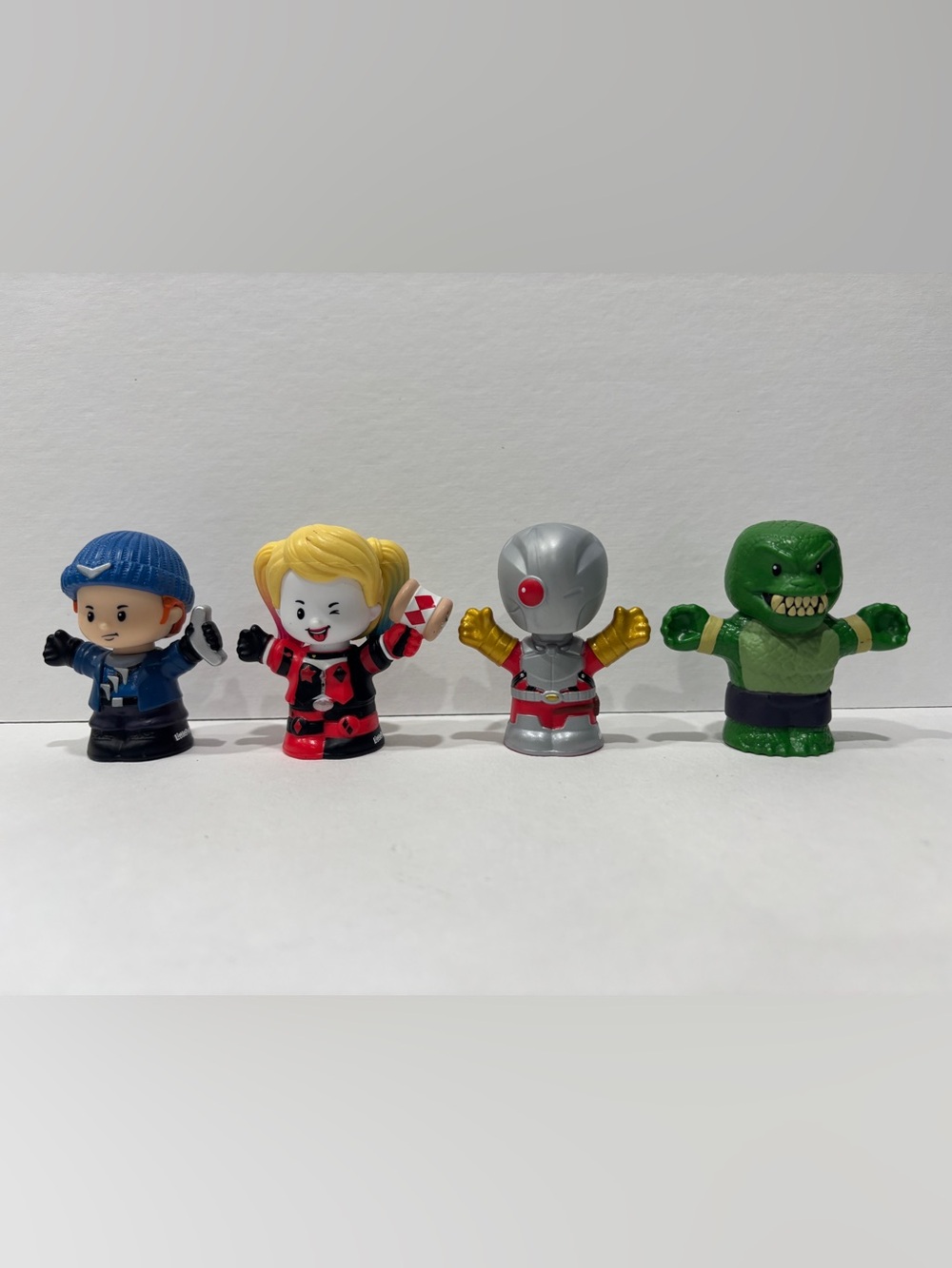 Set of 4 Fisher-Price Little People DC Suicide Squad